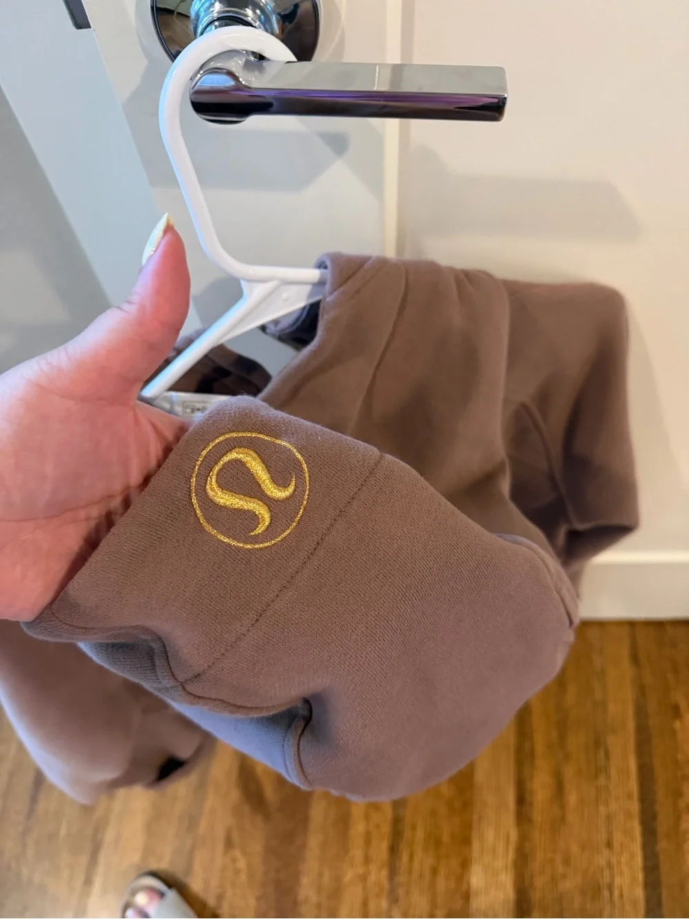 lululemon athletica Mauve Full‑Zip Hoodie with Hood